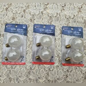 Holiday Time Soft Glow Replacement Bulbs - White
